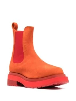 Femme Eckhaus Latta Bottes Mike à Empiècements élastiqués -Salvatore Ferragauio Magasin 18546363 40028496 1000