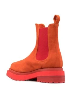 Femme Eckhaus Latta Bottes Mike à Empiècements élastiqués -Salvatore Ferragauio Magasin 18546363 40265758 1000