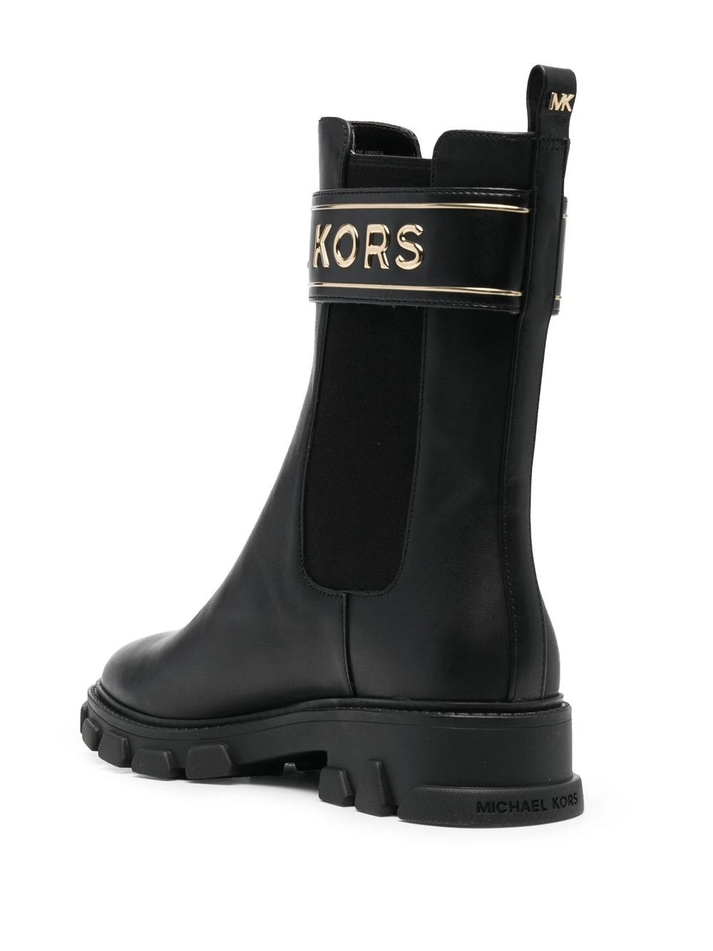 Femme Michael Kors Bottes En Cuir à Logo Embossé 5 Femme Michael Kors Bottes En Cuir à Logo Embossé – Image 3