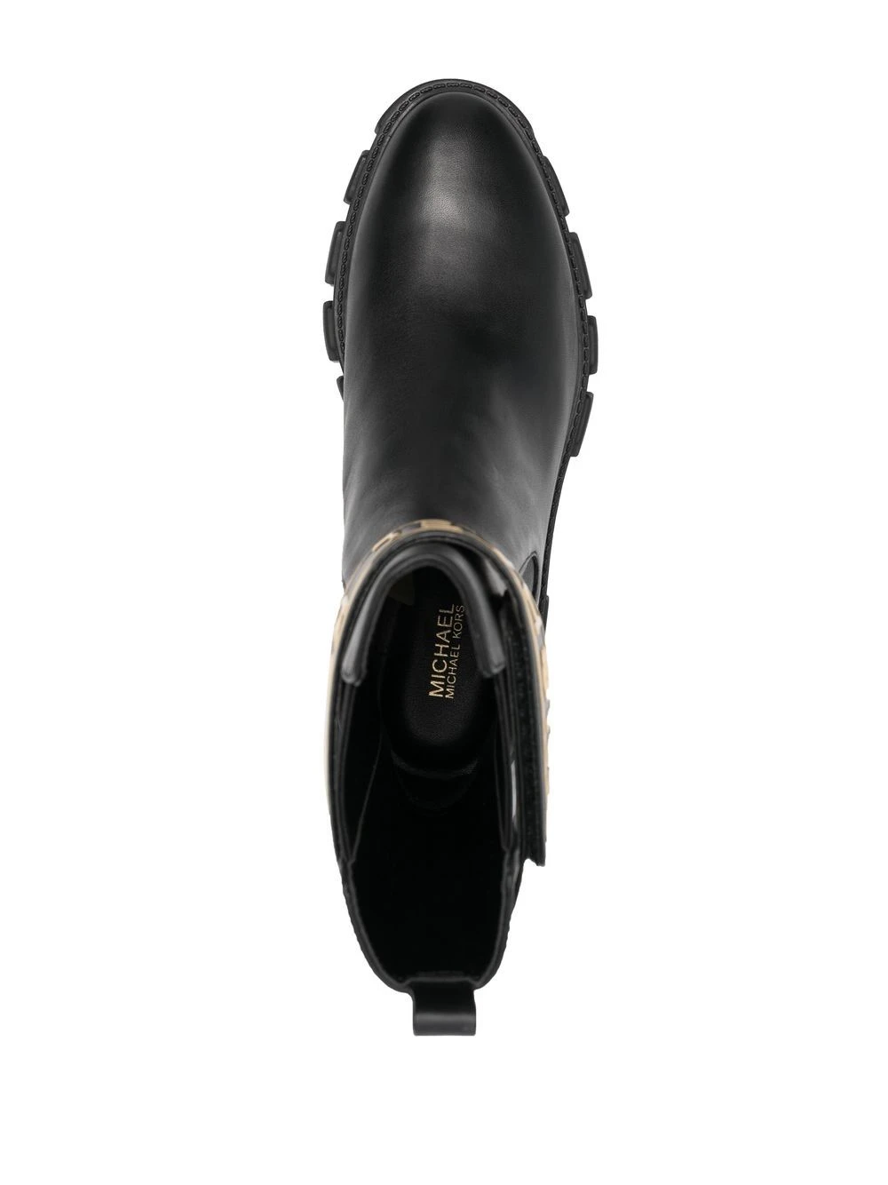 Femme Michael Kors Bottes En Cuir à Logo Embossé 6 Femme Michael Kors Bottes En Cuir à Logo Embossé – Image 4