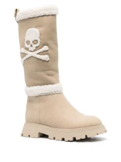 Femme Philipp Plein Bottes En Daim -Salvatore Ferragauio Magasin 18558813 41080837 1000