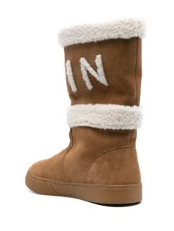 Femme Philipp Plein Bottes En Daim à Doublure Lainée -Salvatore Ferragauio Magasin 18559811 40992299 1000