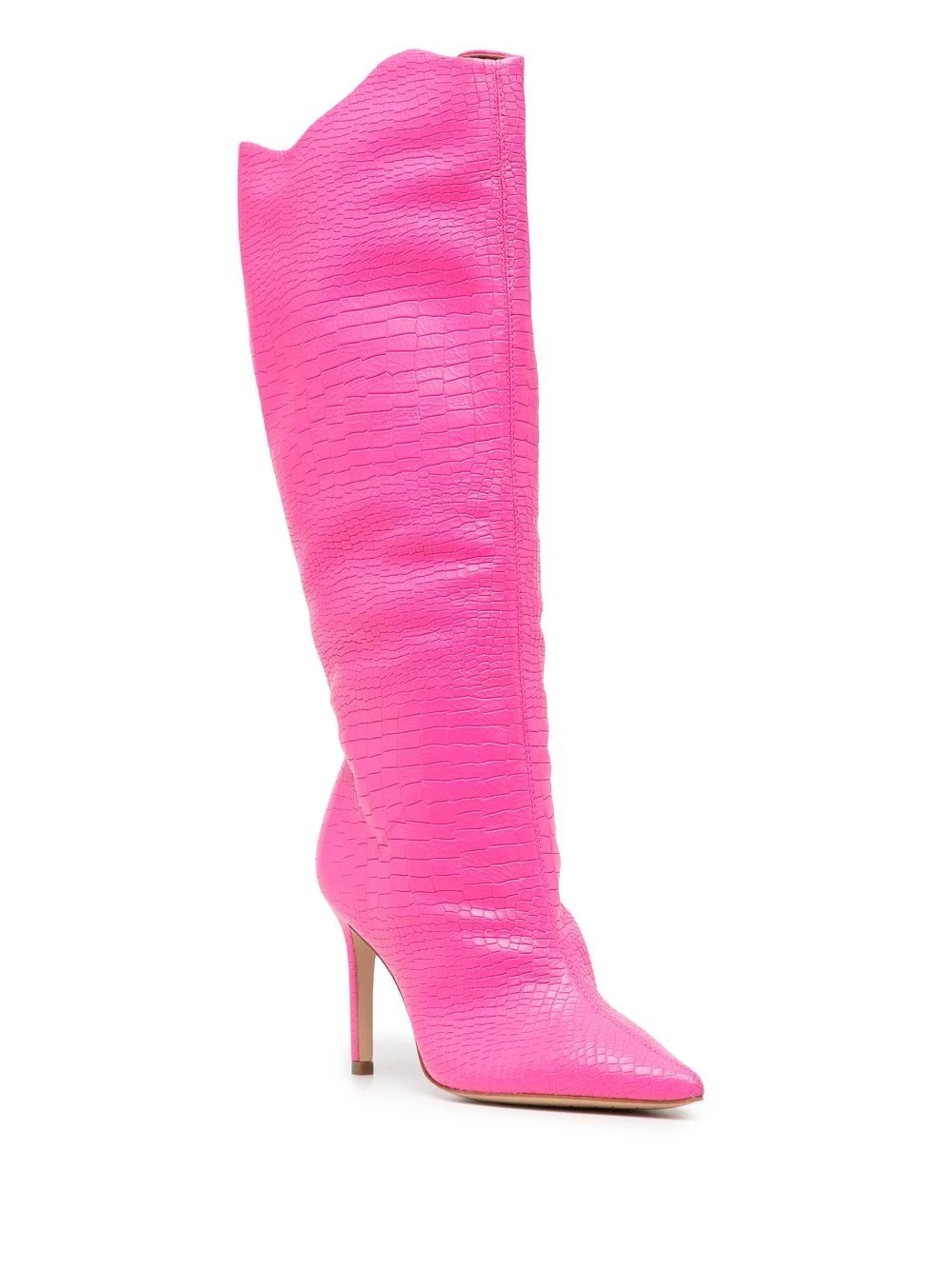 Femme Vicenza Bottes En Cuir à Effet Peau De Crocodile 90 Mm 4 Femme Vicenza Bottes En Cuir à Effet Peau De Crocodile 90 Mm – Image 2