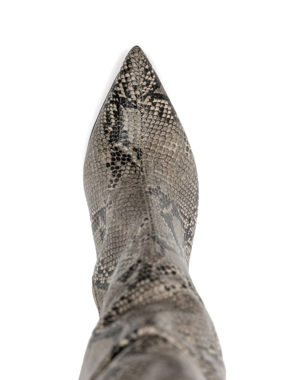 Femme Vicenza Bottes En Cuir à Effet Peau De Serpent 6 Femme Vicenza Bottes En Cuir à Effet Peau De Serpent – Image 4