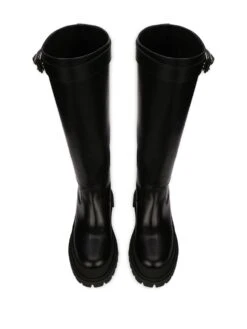 Femme Dolce & Gabbana Bottes En Cuir -Salvatore Ferragauio Magasin 18665592 40750677 1000