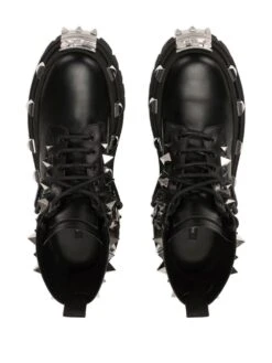 Homme Dolce & Gabbana Bottes Lacées à Détails De Clous 9 Homme Dolce & Gabbana Bottes Lacées à Détails De Clous -Salvatore Ferragauio Magasin 18665603 40413877 1000