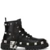 Homme Dolce & Gabbana Bottes Lacées à Détails De Clous -Salvatore Ferragauio Magasin 18665603 40413880 1000