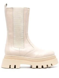 Femme ALOHAS Bottes En Cuir à Semelle épaisse 55 Mm