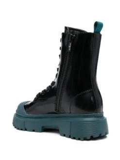 Femme Hogan Bottes à Semelle Contrastante -Salvatore Ferragauio Magasin 18690602 40669657 1000