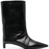 Femme Jil Sander Bottes En Cuir à Bout Pointu 2 Femme Jil Sander Bottes En Cuir à Bout Pointu -Salvatore Ferragauio Magasin 18710476 40460322 1000