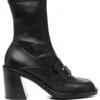 Femme Bally Bottes à Boucles 85 Mm -Salvatore Ferragauio Magasin 18752166 40698011 1000