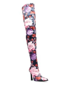 Femme Magda Butrym Bottes à Fleurs 100 Mm -Salvatore Ferragauio Magasin 18771226 40868267 1000