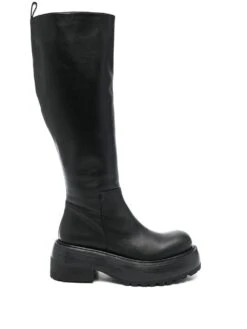 Paloma Barcelo Femme Paloma Barceló Bottes En Cuir à Semelle épaisse 65 Mm