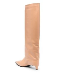 Femme Jil Sander Bottes En Cuir De Veau à Bout Pointu 8 Femme Jil Sander Bottes En Cuir De Veau à Bout Pointu -Salvatore Ferragauio Magasin 18782575 40770548 1000