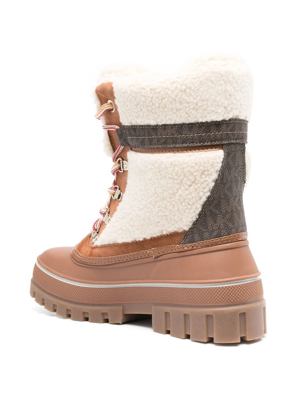 Femme Michael Michael Kors Bottes Ozzie à Bord En Peau Lainée Artificielle 5 Femme Michael Michael Kors Bottes Ozzie à Bord En Peau Lainée Artificielle – Image 3