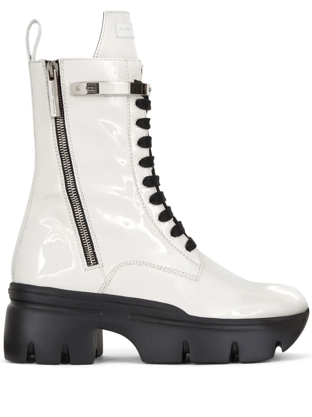 Femme Giuseppe Zanotti Bottes Apocalypse Metal à Semelle épaisse 3 Femme Giuseppe Zanotti Bottes Apocalypse Metal à Semelle épaisse