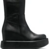 Paloma Barcelo Femme Paloma Barceló Bottes En Cuir à Plateforme -Salvatore Ferragauio Magasin 18817511 40822032 1000
