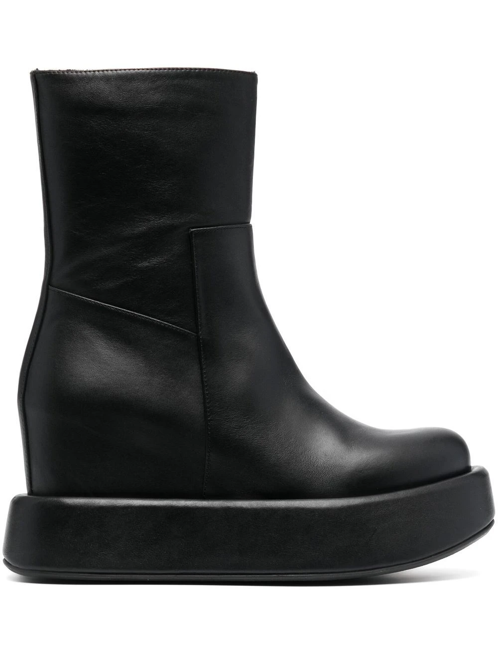 Paloma Barcelo Femme Paloma Barceló Bottes En Cuir à Plateforme 3 Paloma Barcelo Femme Paloma Barceló Bottes En Cuir à Plateforme
