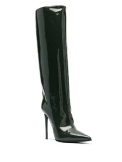 Femme Le Silla Bottes Vernies Eva à Talon Aiguille -Salvatore Ferragauio Magasin 18819255 40895464 1000