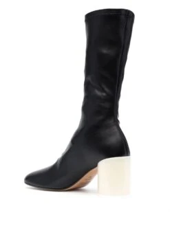 Femme MM6 Maison Margiela Bottes à Talon épais 80 Mm 8 Femme MM6 Maison Margiela Bottes à Talon épais 80 Mm -Salvatore Ferragauio Magasin 18823064 40771197 1000