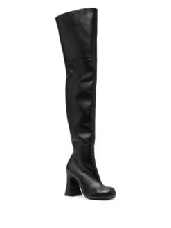 Femme Marni Bottes En Cuir à Talon Sculpté 7 Femme Marni Bottes En Cuir à Talon Sculpté -Salvatore Ferragauio Magasin 18830474 40871221 1000