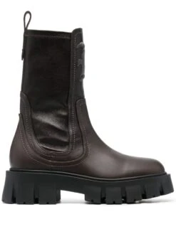 Femme Ermanno Scervino Bottes Brodées à Semelle épaisse