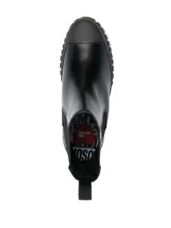 Femme Love Moschino Bottes à Logo Imprimé -Salvatore Ferragauio Magasin 18857203 40958241 1000