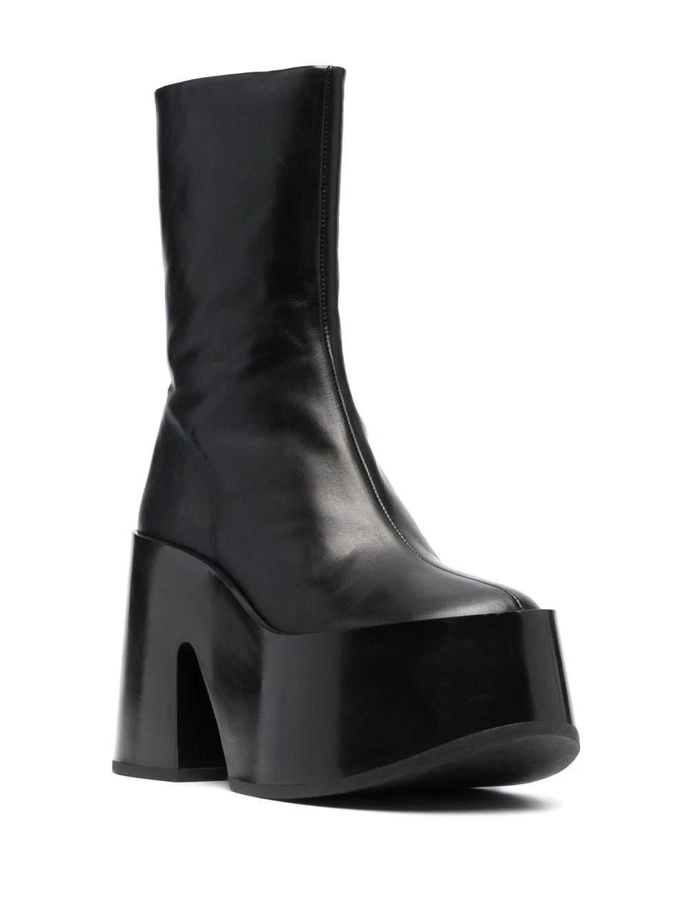 Femme Jil Sander Bottes En Cuir à Plateforme 110 Mm 4 Femme Jil Sander Bottes En Cuir à Plateforme 110 Mm – Image 2