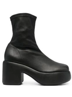 Vic Matié Femme Vic Matie Bottes En Cuir à Plateforme