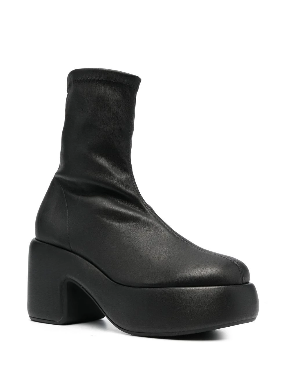 Vic Matié Femme Vic Matie Bottes En Cuir à Plateforme 4 Vic Matié Femme Vic Matie Bottes En Cuir à Plateforme – Image 2