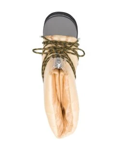 Femme Sacai Bottes Lacées à Empiècement Matelassé -Salvatore Ferragauio Magasin 18914136 42366828 1000