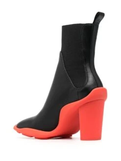 Femme MSGM Bottes En Cuir à Petit Talon 90 Mm -Salvatore Ferragauio Magasin 18928888 41341018 1000