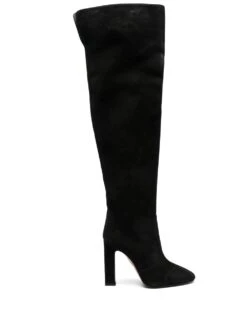 Femme Aquazzura Bottes En Daim 130 Mm