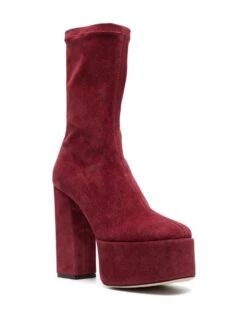 Femme Paris Texas Bottes Lexy 130 Mm En Daim