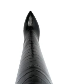 Femme Paris Texas Bottes à Effet Peau De Crocodile -Salvatore Ferragauio Magasin 18935048 41179033 1000