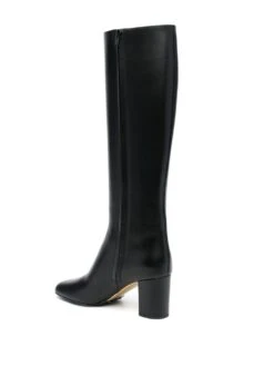 Femme Valentino Garavani Bottes à Plaque Logo 70 Mm -Salvatore Ferragauio Magasin 18941661 41213656 1000