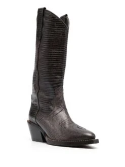 Femme Dorothee Schumacher Bottes à Effet Peau De Serpent -Salvatore Ferragauio Magasin 18946298 41412101 1000