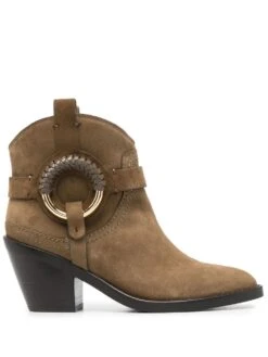 Femme See By Chloé Bottes D'inspiration Western à Détail D'anneau