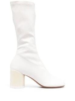 Femme MM6 Maison Margiela Bottes En Cuir