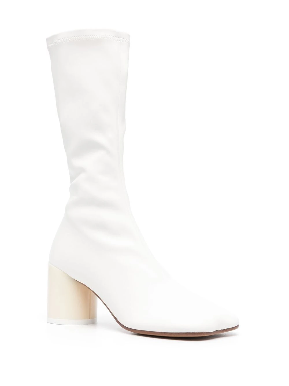 Femme MM6 Maison Margiela Bottes En Cuir 4 Femme MM6 Maison Margiela Bottes En Cuir – Image 2