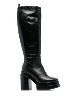 Paloma Barcelo Femme Paloma Barceló Bottes En Cuir à Plateforme