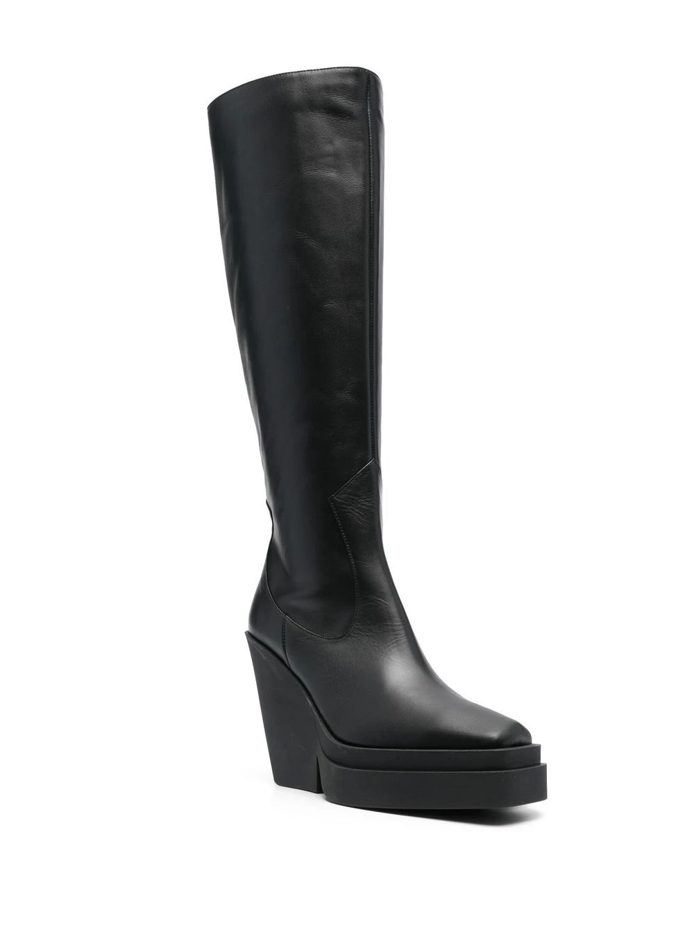 Femme GIABORGHINI Bottes En Cuir 120 Mm 3 Femme GIABORGHINI Bottes En Cuir 120 Mm