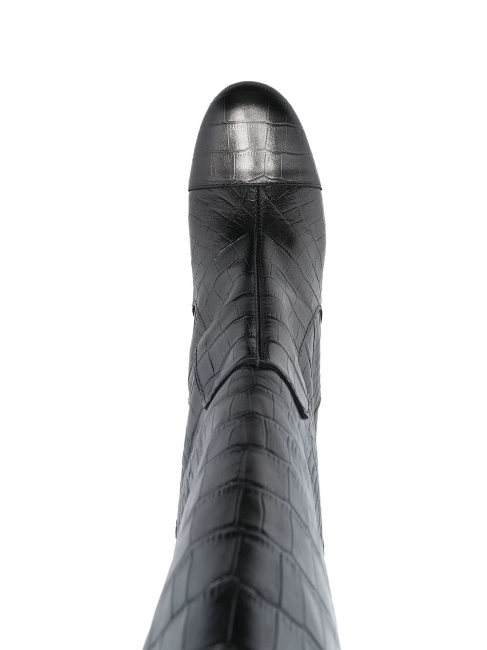 Femme Paul Warmer X Philou Cocco Bottes à Effet Peau De Crocodile 6 Femme Paul Warmer X Philou Cocco Bottes à Effet Peau De Crocodile – Image 4