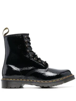 Femme Dr. Martens Bottes Lacées En Cuir