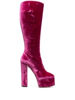 Femme Giuseppe Zanotti Bottes à Effet De Velours 150 Mm