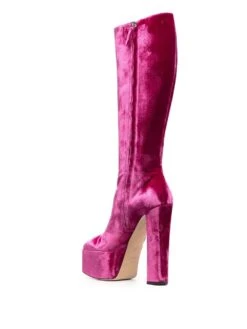 Femme Giuseppe Zanotti Bottes à Effet De Velours 150 Mm -Salvatore Ferragauio Magasin 19033379 41564151 1000