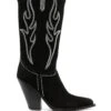 Femme Sonora Bottes D&apos;inspiration Western En Daim à Détails De Clous 104 Mm -Salvatore Ferragauio Magasin 19041344 41587868 1000