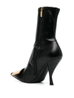 Femme Sergio Rossi Bottes En Cuir à Talon 90 Mm -Salvatore Ferragauio Magasin 19042989 41784886 1000