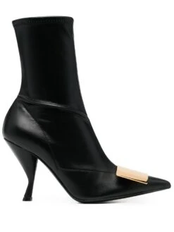 Femme Sergio Rossi Bottes En Cuir Ă Talon 90 Mm