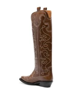 Femme GANNI Bottes à Broderies 8 Femme GANNI Bottes à Broderies -Salvatore Ferragauio Magasin 19044119 41534612 1000